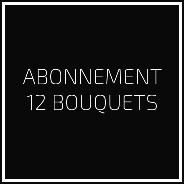 Abonnement 12 bouquets